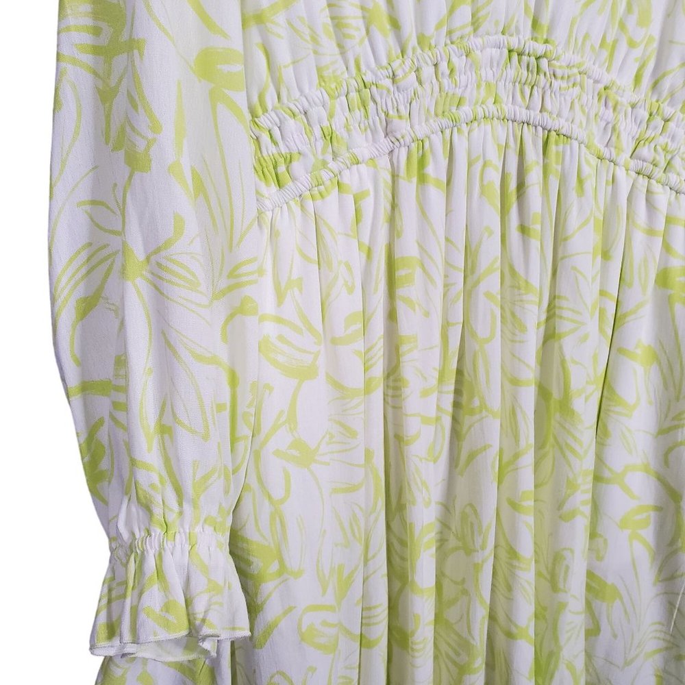 Torrid NWT Size 1X 14/16 Dress Gauze Ruffle Wide Waistband Pockets Pullover - Picture 12 of 14
